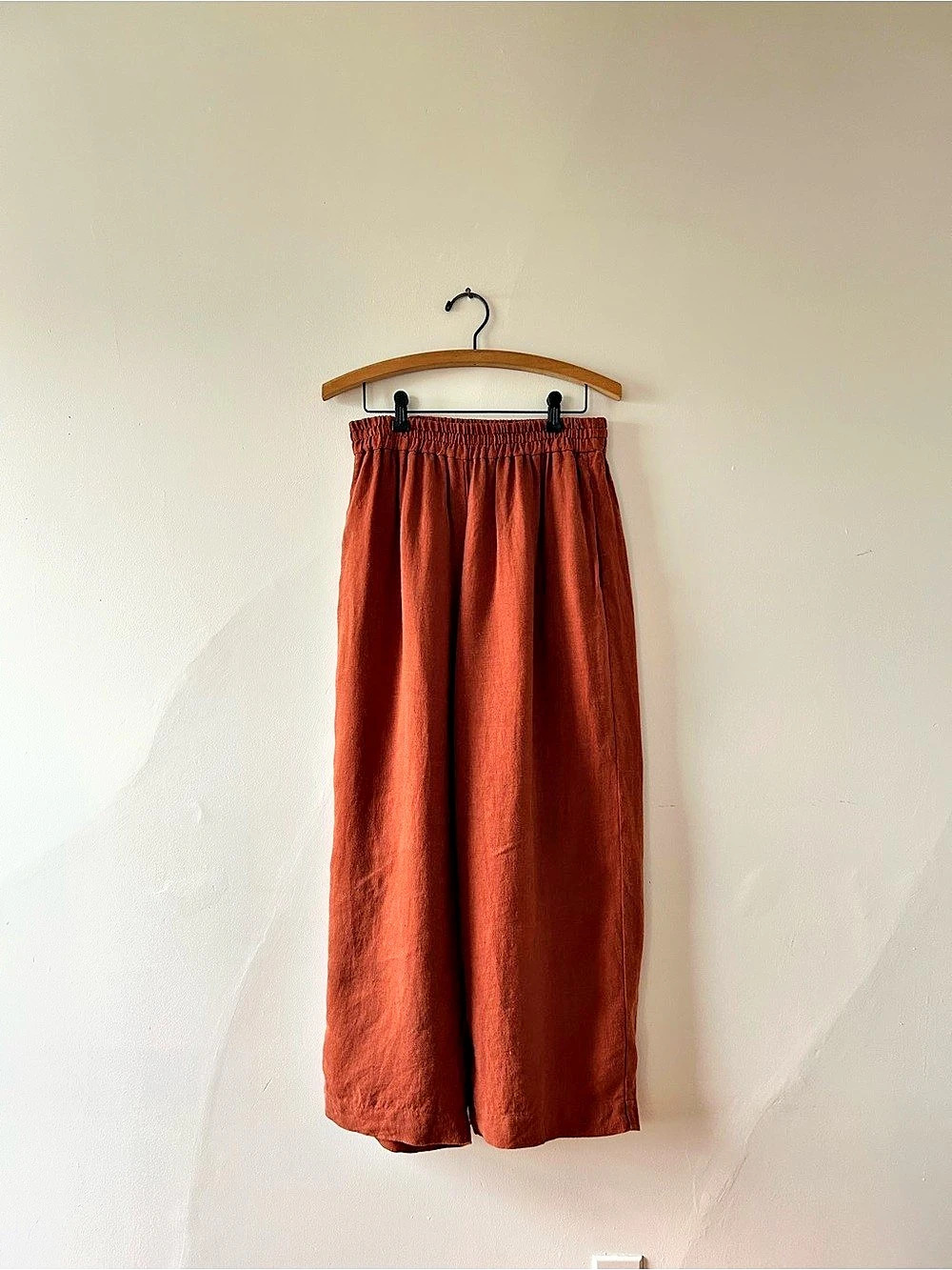 Amanda Moss Linen Edie Pants Rust